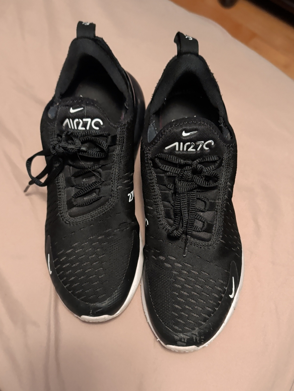 Nike Air270 Black and White Running Sneakers